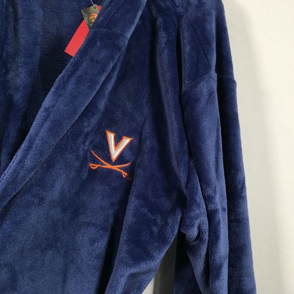 FOCO Virginia Cavaliers Lazy Day Team Robe, Unisex Size OS - Blue - Picture 9 of 12